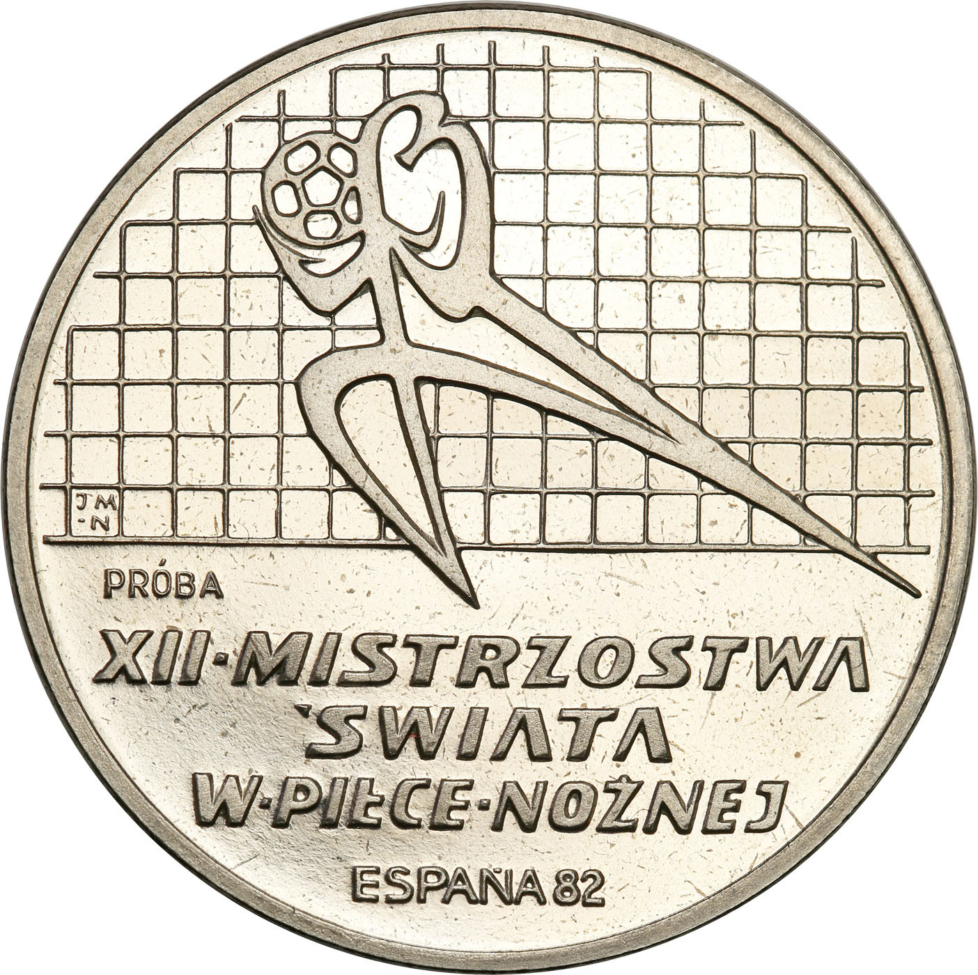 PRL. PRÓBA Nikiel 200 złotych 1982 – MŚ Hiszpania